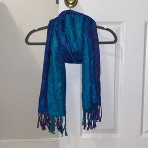 Colorful Cheetah Print Scarf